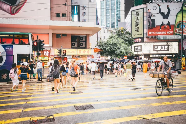 Nov 2016 Tsim Sha Tsui Hong Kong Straßenansicht Der Berühmten — Stockfoto