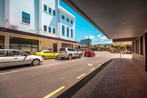 Moderne Straße Tagsüber Hong Kong — Stockfoto