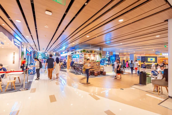Shopping Center Moderno Hong Kong Vista Interior — Fotografia de Stock