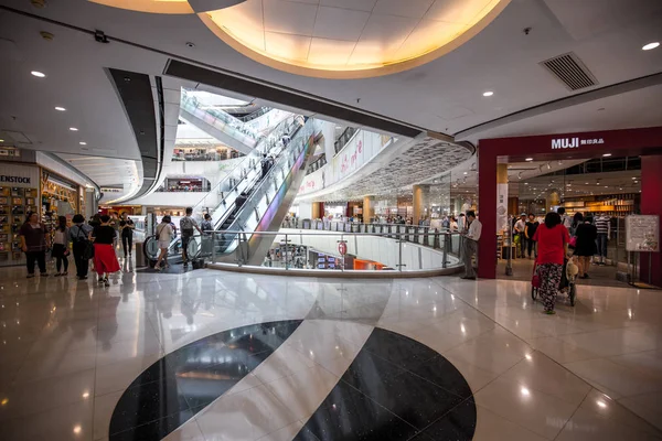 Modern Winkelcentrum Hong Kong Innerlijke Weergave — Stockfoto