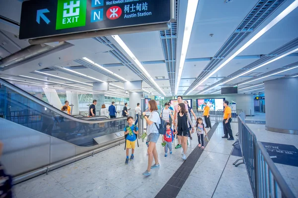 Binnenaanzicht Van Airport Terminal Hong Kong — Stockfoto