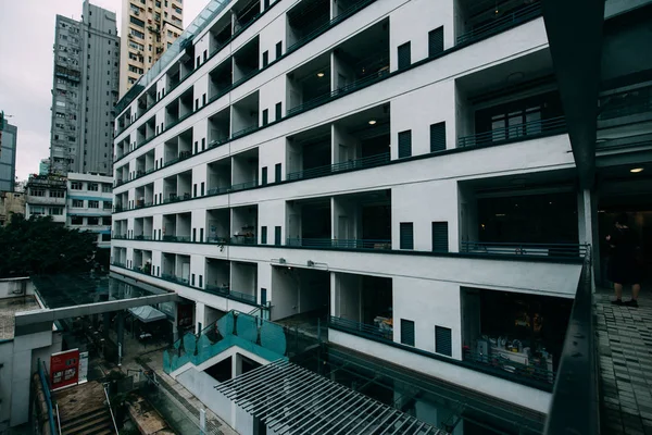 Edifícios Modernos Vista Durante Dia Nov 2016 Hong Kong — Fotografia de Stock