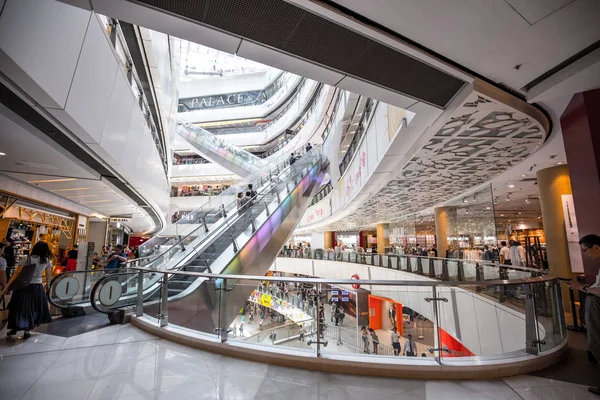 Modernes Einkaufszentrum Hongkong Innenansicht — Stockfoto