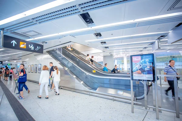 Havaalanı Terminal Hong Kong Görünüm — Stok fotoğraf