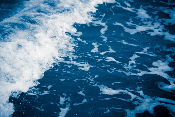 Grote Zeegezicht Weergave Met Golvende Water Kust — Stockfoto