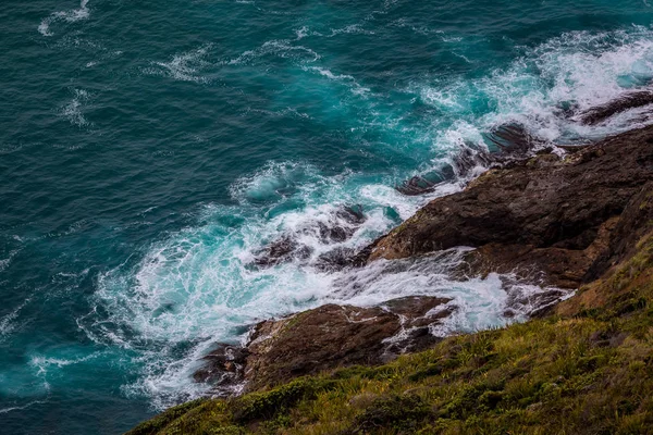 Seascape Świetny Widok Faliste Wody Brzegu — Zdjęcie stockowe