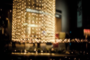 Arkaplan için soyut bokeh ışığı