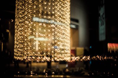 Arkaplan için soyut bokeh ışığı