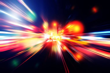 Renkli ivme hız hareketli arka plan