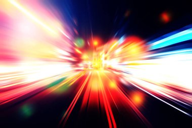 Renkli ivme hız hareketli arka plan