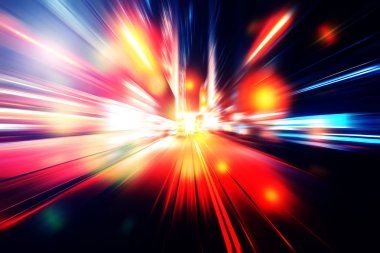 Renkli ivme hız hareketli arka plan