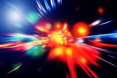 Renkli ivme hız hareketli arka plan