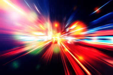 Renkli ivme hız hareketli arka plan