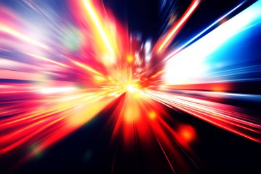 Renkli ivme hız hareketli arka plan