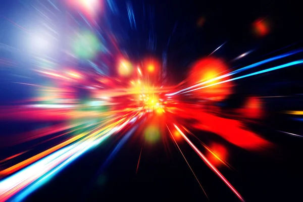 Bunte Beschleunigungsgeschwindigkeit Bewegungshintergrund — Stockfoto