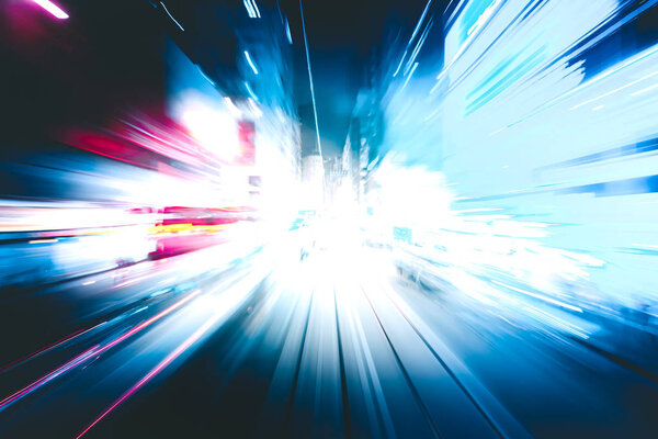 Colorful acceleration speed motion background