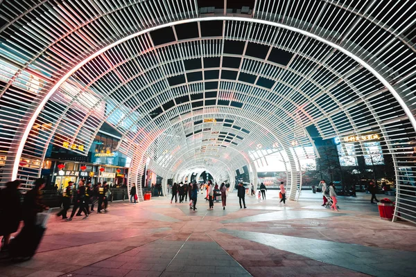 Shenzhen Jan 2019 Shenzhen Bay Pedestrian Shopping Street Famous Place — Stock Photo, Image