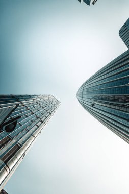 Shenzhen, Çin - 25 Ocak, 2019: görünümü Shenzhen Çin kaynakları karargahı, dünyalar 56 gökdelenler 350m kadar yakın. 