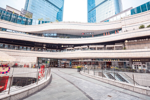 Shenzhen, China - Sep 27, 2018 : Inner view of YiFang Center Shopping Mall in Shenzhen, China