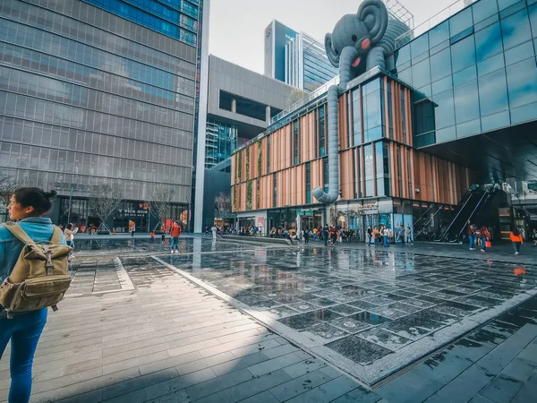 Shenzhen China Feb 2019 Shopping Mall Modern Architectures Mixc Shenzhen — Stock Photo, Image