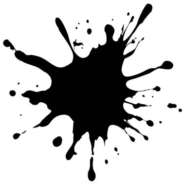 vector ink splash. ink blot.
