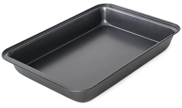 beyaz arkaplanda izole edilmiş pişirme tepsisi