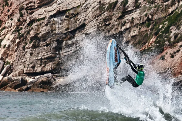 Profesionální Skútr Jezdci Soutěžit Jet Ski Tour Ifwa Závodníci Předvést — Stock fotografie