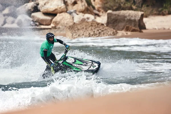 Profesionální Skútr Jezdci Soutěžit Jet Ski Tour Ifwa Závodníci Předvést — Stock fotografie