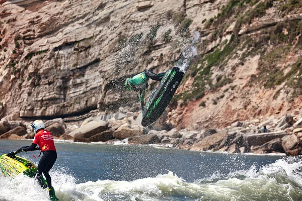 Profesionální Skútr Jezdci Soutěžit Jet Ski Tour Ifwa Závodníci Předvést — Stock fotografie