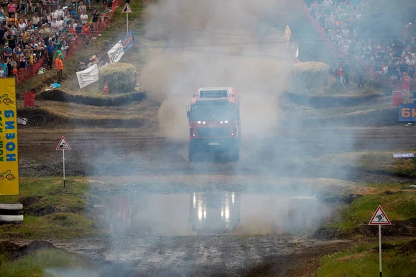 Camión Maz Del Equipo Carreras Maz Sportauto 2018 Región Rostov —  Fotos de Stock