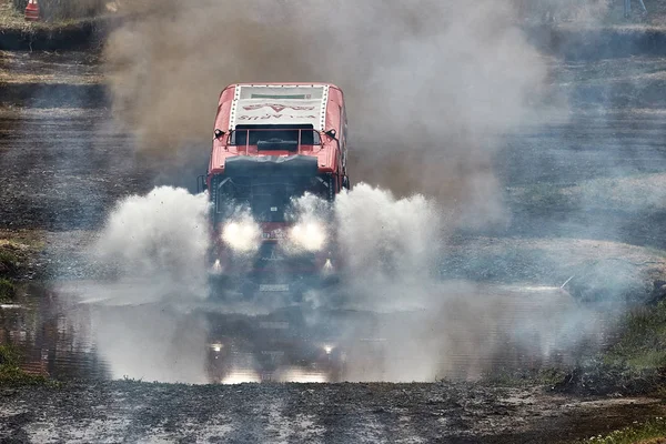 Caminhão Maz Equipa Corridas Maz Sportauto 2018 Região Rostov Rússia — Fotografia de Stock