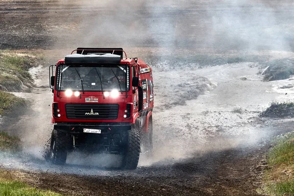 Truck Maz Maz Sportauto Racing Team 2018 Rostov Region Russia — Stock Photo, Image