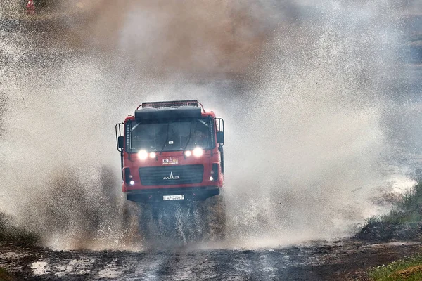 Camión Maz Del Equipo Carreras Maz Sportauto 2018 Región Rostov —  Fotos de Stock