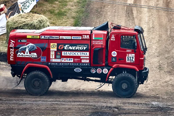 Caminhão Maz Equipa Corridas Maz Sportauto 2018 Região Rostov Rússia — Fotografia de Stock