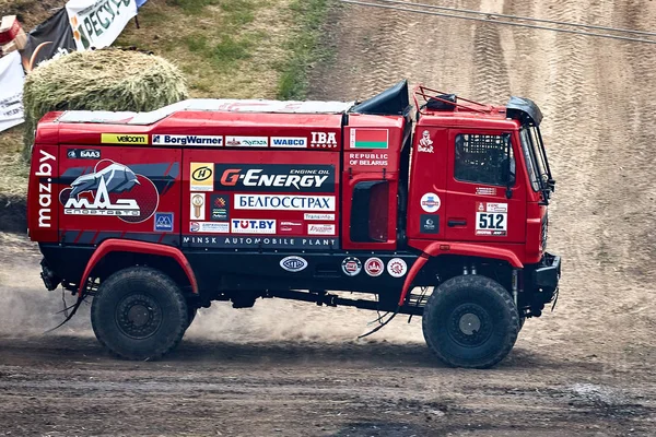 Camión Maz Del Equipo Carreras Maz Sportauto 2018 Región Rostov —  Fotos de Stock