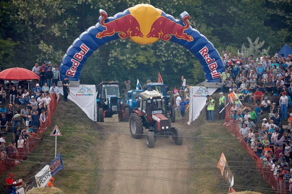 Course Boue Tracteur Sur Terrain Hors Route Courses Sur Terrain — Photo