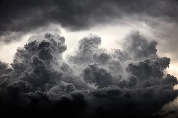 Nubes Fondo Dramáticas Nubes Grises —  Fotos de Stock