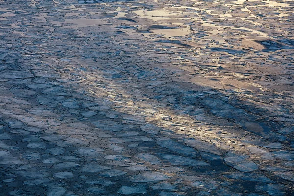 Ice Pond Water Freezing — Stock Photo, Image