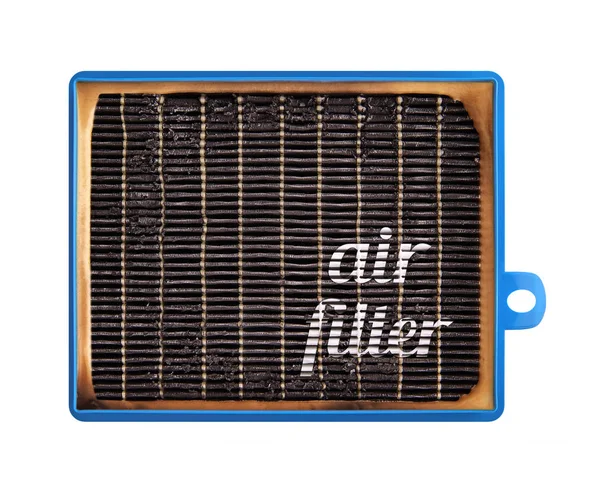 Högeffektiva luftfilter för VVS-system. nya och begagnade filter — Stockfoto