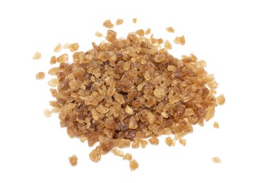 Bir yığın rock şeker beyaz arka plan üzerinde