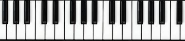 Synthesizer klavye. Piyano tuşu