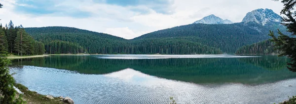Mountains Forest Reflected Water — Stock Photo, Image