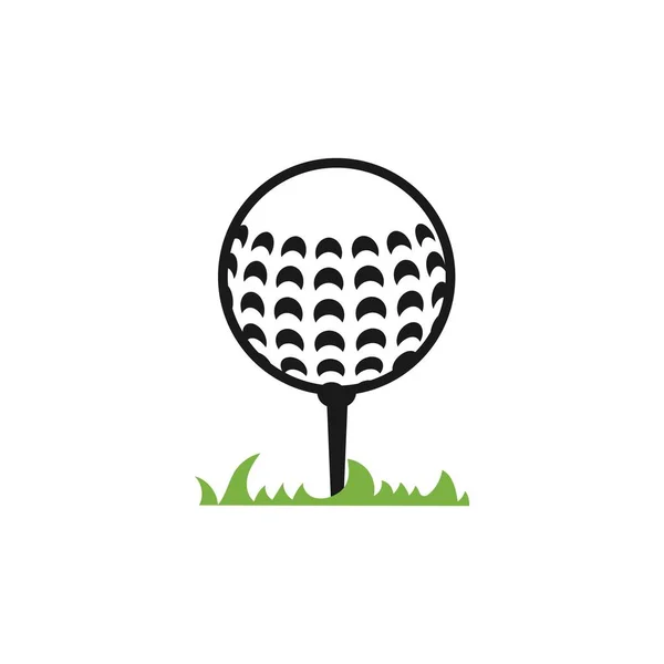 Golf Ball Vektor Design Vorlage Illustration — Stockvektor