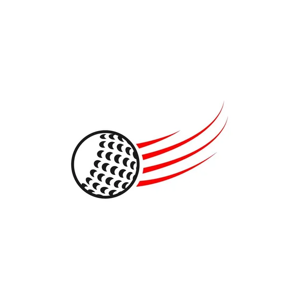 Golf Ball Vektor Design Vorlage Illustration — Stockvektor