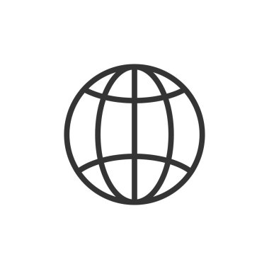 dünya vektör tasarım şablonu çizimi