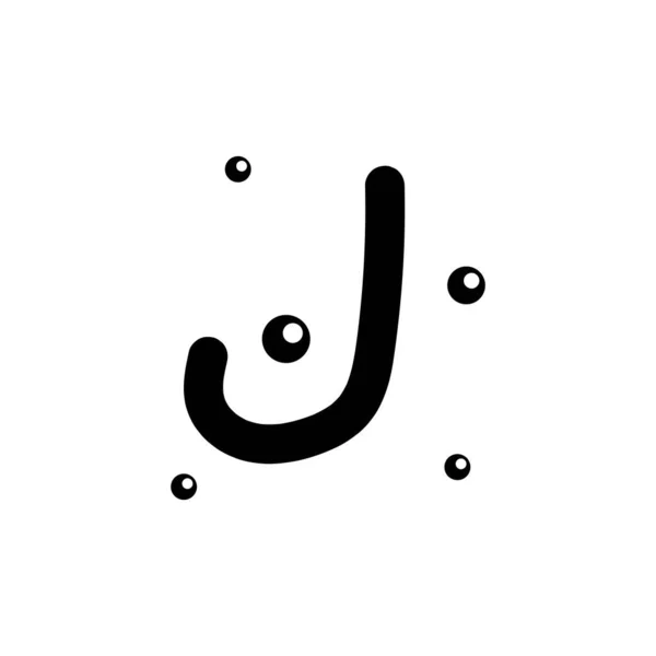Ζωγραφισμένο Στο Χέρι Αλφάβητο Διανυσματική Απεικόνιση Πρότυπο Σχεδιασμού — Διανυσματικό Αρχείο