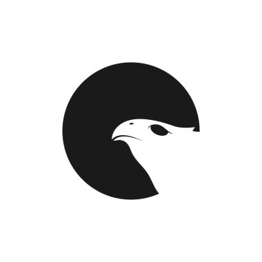 kartal vektör tasarım şablonu çizimi