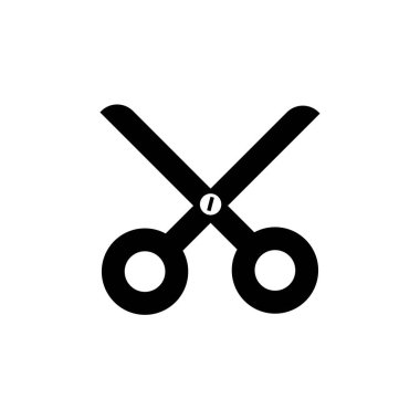 makas vektör tasarım şablonu çizimi