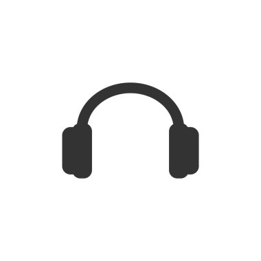 kulaklık vektör tasarım şablonu çizimi