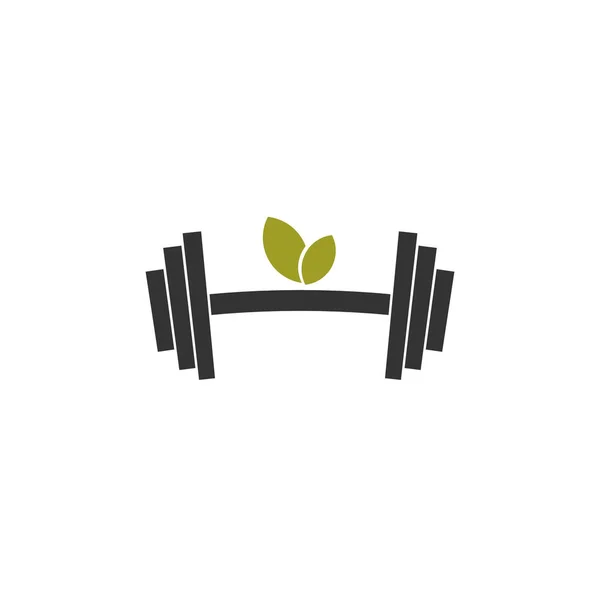 Barbells Modelo Design Vetorial Eco Ilustração —  Vetores de Stock